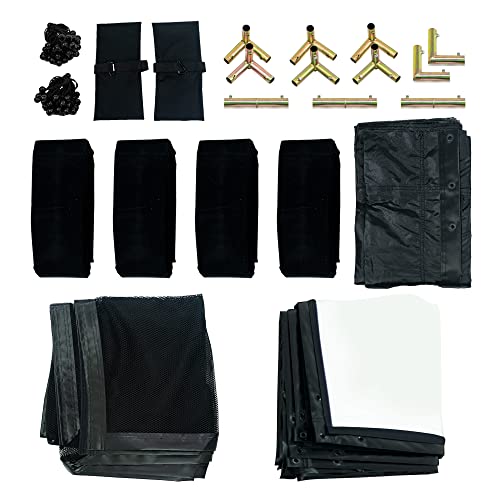 The Indoor Golf Shop DIY Golf Simulator Enclosure 9x12 - Black