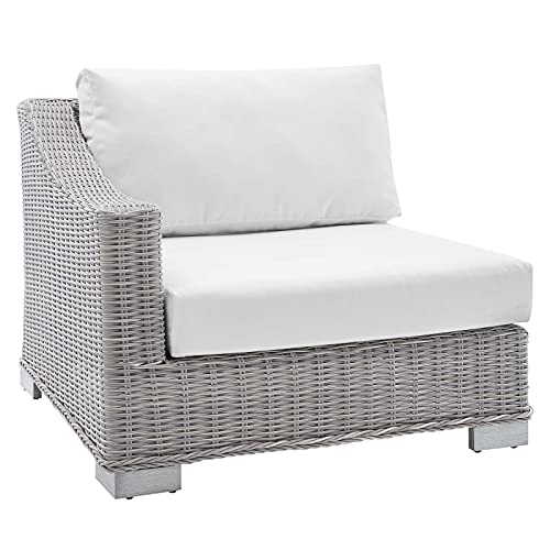 America Luxury - Outdoor Modern Rattan Lounge Chair White