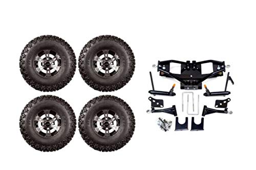 3G Lift Kit Combo with 10" Colossus Wheels & Tires for Club Car DS Golf Carts 2004+