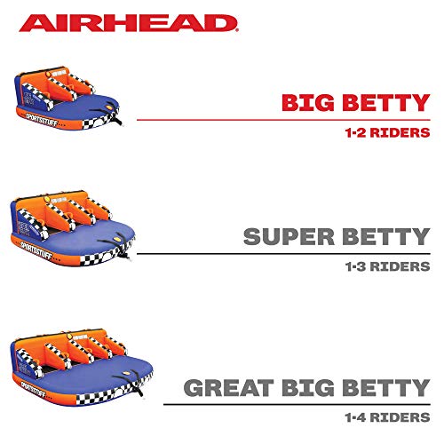 SportsStuff Big Betty 1-2 Rider Towable Tube Blue