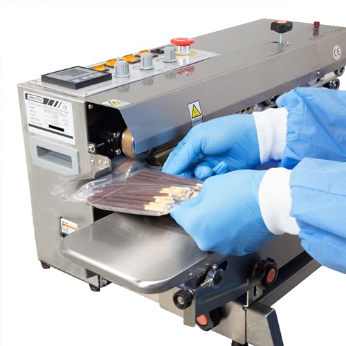 JORESTECH Continuous Band Sealer CBS-800I-L-R with Digital Temperature Control Stainless Steel