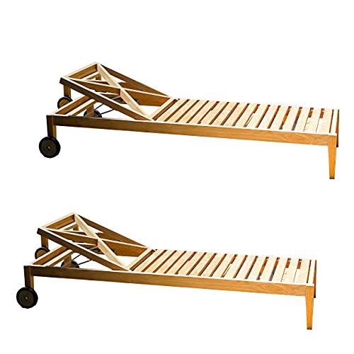 Alveare Home Clearwater Outdoor Chaise Lounger Set Tan