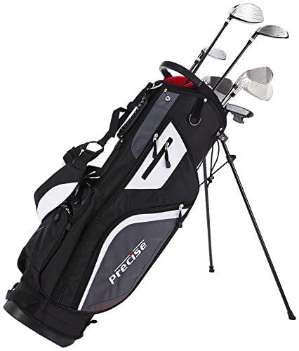 PRECISE Men's Right Handed M5 Golf Club Set for Tall Men Red