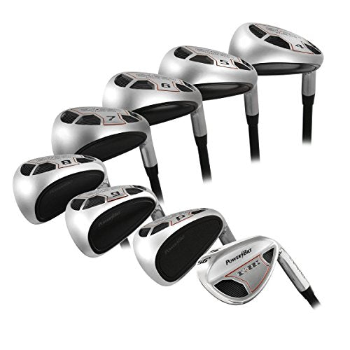 Powerbilt Men's Golf EX-550 Hybrid Iron Set Black