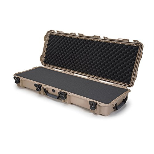 Plasticase Nanuk 990 Waterproof Professional Gun Hard Case with Foam Insert and Wheels Tan