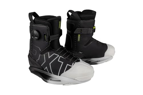 Ronix Wakeboard Binding - RXT BOA - Intuition - Day to Night - 9 Black White