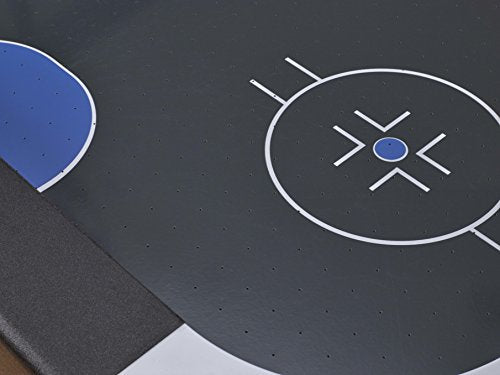 Triumph Sports USA Lumen-X Lazer 6’ Interactive Air Hockey Table Blue-Black