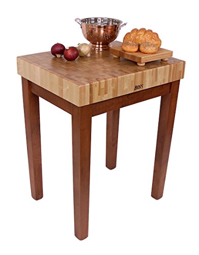 John Boos American Heritage Chef's Block Prep Table Barn Red