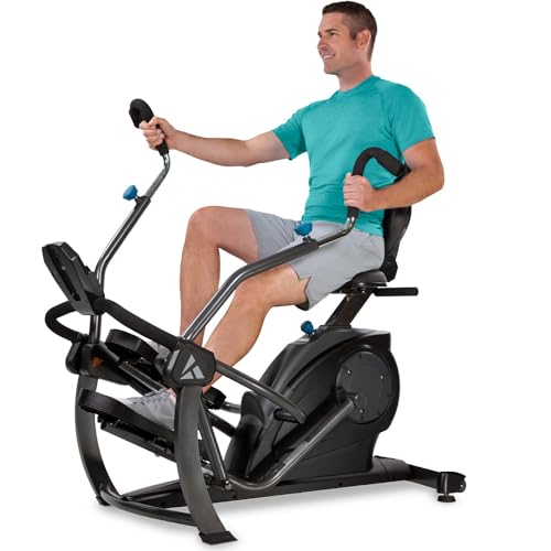 Teeter FreeStep LT1 Recumbent Cross Trainer and Elliptical Black