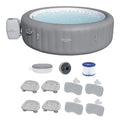 Bestway SaluSpa Grenada AirJet Inflatable Hot Tub with Underwater Pool and Spa Seat