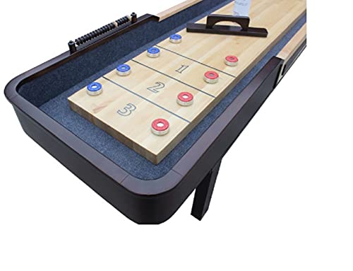 Blue Wave Hathaway Merlot 9' Shuffleboard Table Espresso Natural