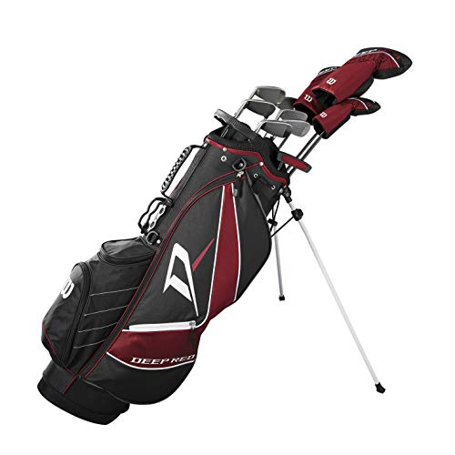 WILSON Deep Red Tour Complete Golf Set Men's Right Hand Regular