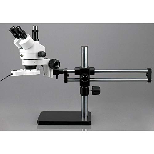AmScope Professional Trinocular Stereo Zoom Microscope 3.5X-180X Clear