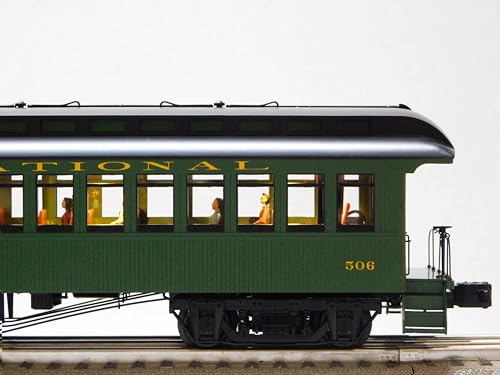LIONEL TRAINS Canadian National Wood Passenger 2 Pack O Gauge Natural Color