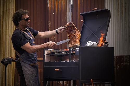 Ñuke Delta Gaucho Firebox Grill Authentic Argentine Outdoor Cooking Charcoal Black