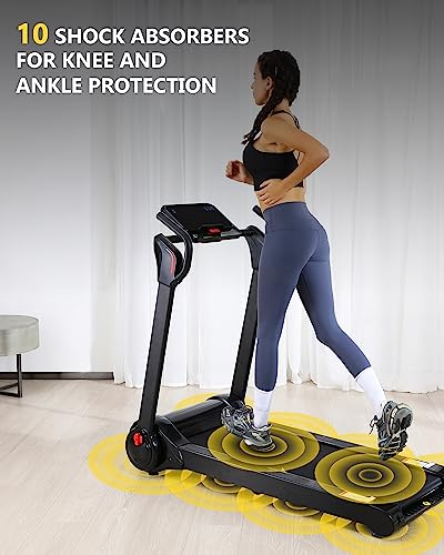 GARVEE 4.0 HP Folding Treadmill Black