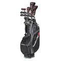 Founders Club Bomb Men's Golf Club Set with 6 Way Stand Bag Right Hand Firm Flex Black