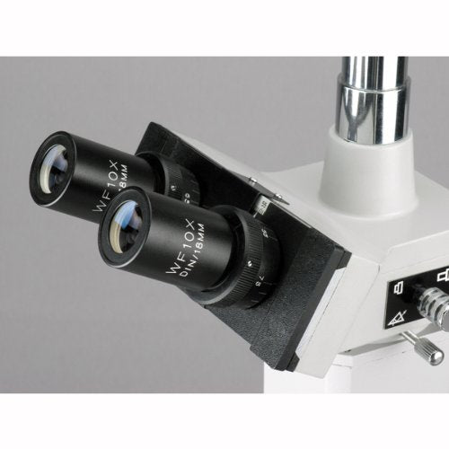 AmScope ME300T Trinocular Metallurgical Microscope 40X-400X Multicolor