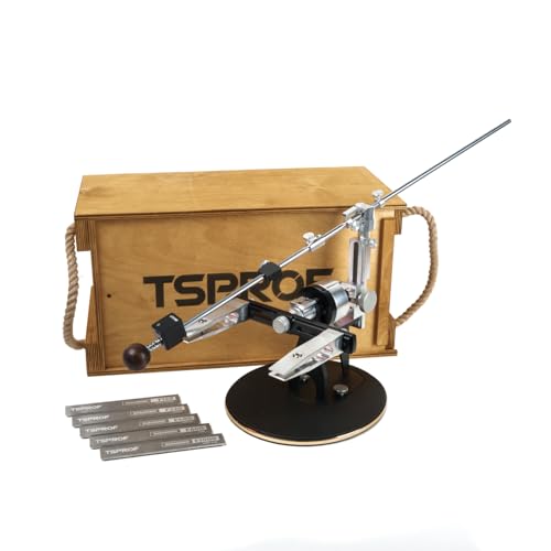 TSPROF K03 Pro Hunter AL Knife Sharpening Kit Silver