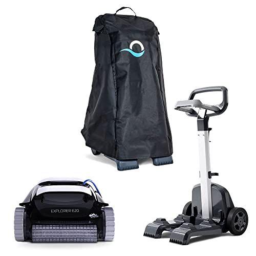 Dolphin Explorer E20 Robotic Pool Vacuum Cleaner Gray