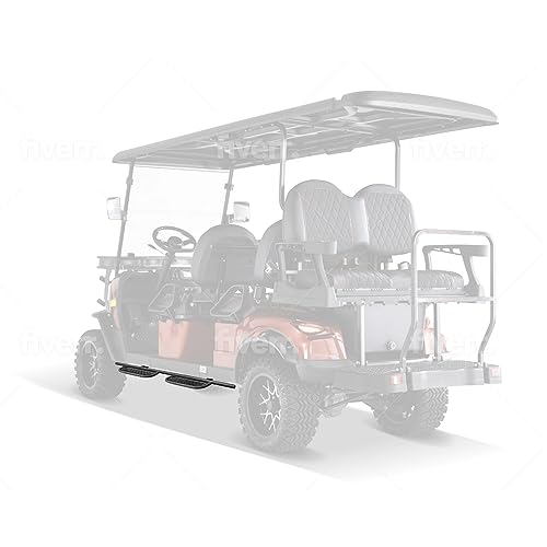 Kandi Running Board Set for 6 Person Electric Golf Cart