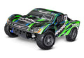 Traxxas Slash 4X4 Brushless 1/10 Scale 4WD Short Course Truck Green