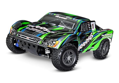 Traxxas Slash 4X4 Brushless 1/10 Scale 4WD Short Course Truck Green