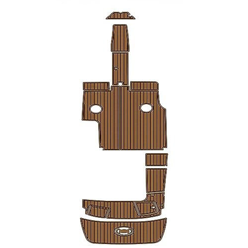 Zomanon Boat EVA Faux Teak Decking Floor Mat for 2002 Cobalt 246 Swim Platform - Color Options Available