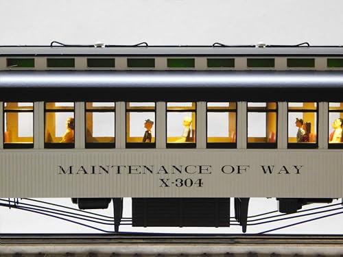 Lionel MOW Wood Combine Coach 2 Pack O Gauge Tan