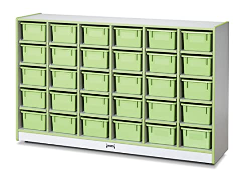 Jonti-Craft Rainbow Accents Mobile Storage Key Lime
