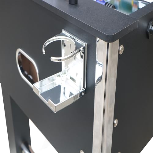 AiAigpt Premium Mini Foosball Table with Accessories Black