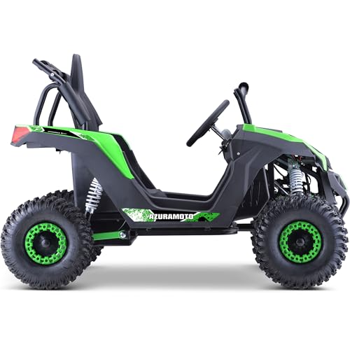 MotoTec Raider Kids UTV 48v 1200w Full Suspension Large Green