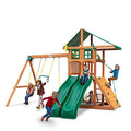 Gorilla Playsets Avalon Treehouse Wooden Swing Set Cedar