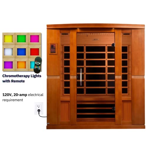 Maxxus Sauna Dynamic Bergamo 4-Person Low EMF Far Infrared Sauna