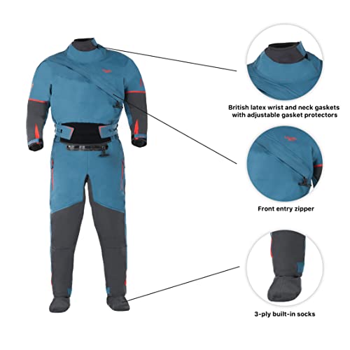 Level Six Odin Dry Suit XS Molten Lava
