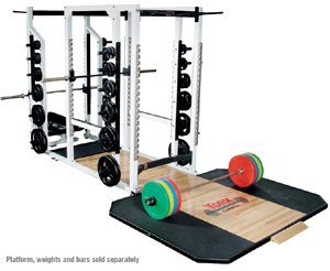 York Barbell STS Triple Combo Rack White