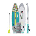 BOTE 11' FT 6" Breeze Aero Inflatable Stand Up Paddle Board Native Floral Cuda