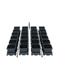 AutoPot 24 Pot Easy2Grow Hydroponic System with 2.2 Gallon Pots Black