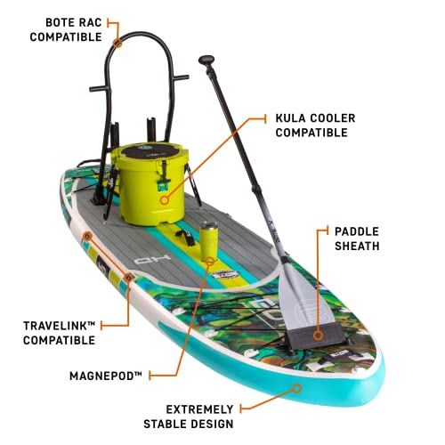 BOTE HD Aero Inflatable Stand Up Paddle Board MAGNEPod Native Abalone