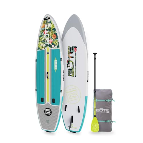 BOTE 11' FT 6" Breeze Aero Inflatable Stand Up Paddle Board Native Floral Cuda