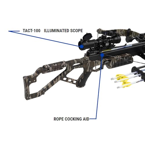 Excalibur Micro Extreme Compact Crossbow with Scope and Arrows Mossy Oak Bottomland