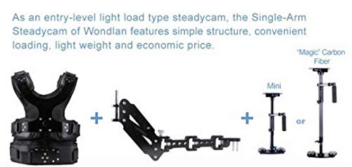 GOWE 1-5 KG Carbon Steadicam Stabilizer with Single Arm and Vest