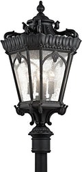 Kichler Tournai 37.5" 4-Light Outdoor Post Light Textured Black