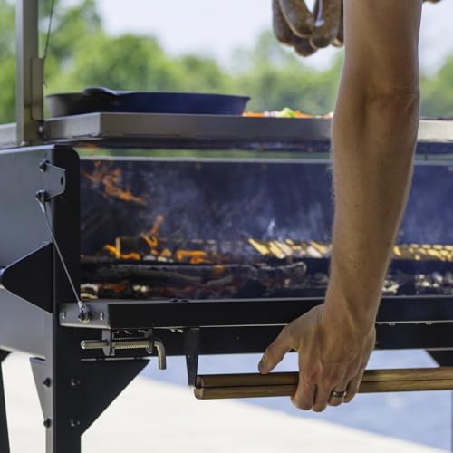 Backyard Discovery Argentine Santa Maria Wood Fire & Charcoal BBQ Grill Black