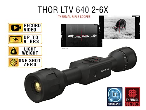 theOpticGuru ATN Thor LTV Ultra Light Thermal Hunting Scope 4K+ Black