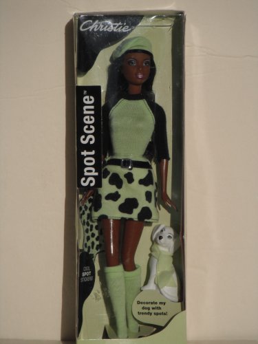 Barbie Spot Scene African American Christie Doll Black (2001)