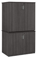 Regency Legacy Stacking Set with Storage Cabinets Ash Grey