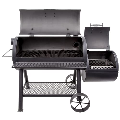 Oklahoma Joe's Longhorn Reverse Flow Offset Smoker Black
