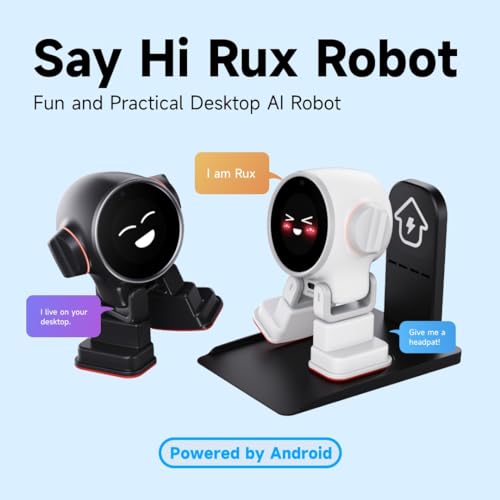 LeTianPai Rux AI-ChatGpt Smart Pet Desktop Robot White