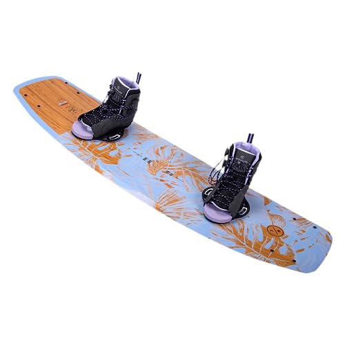 Hyperlite Prizm Womens Wakeboard 134 W/Syn Bindings Pink/Wood Grain